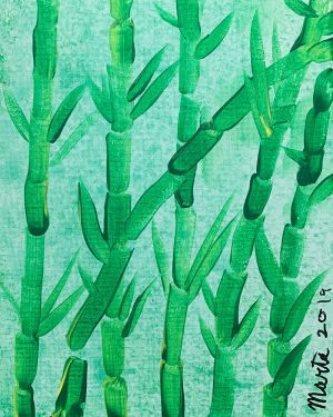 Bamboo - Acrylic on Canvas
